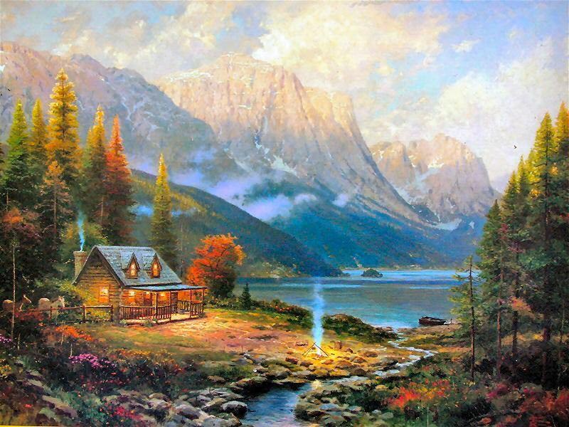 Thomas Kinkade The Beginning of a Perfect Day